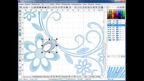Уроки Embird: Работа с объектами Колонки. Урок 3 - YouTube