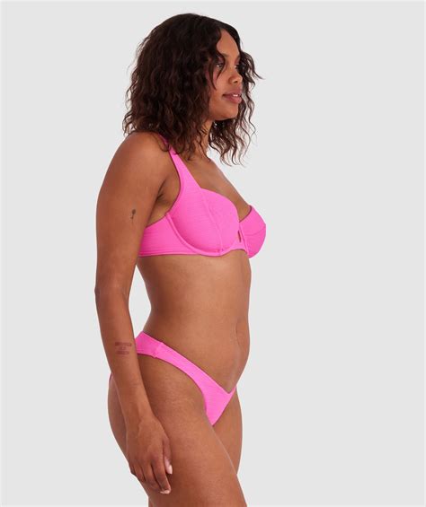 Bras N Things Planet Bliss Swim New Wave Underwire Bra Hot Pink