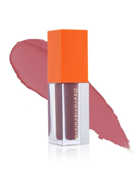 Riachuelo Kit de batom líquido e lápis de boca lip mix Must Nude marrom Mari Maria