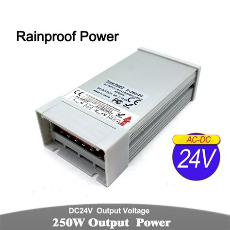 Источник питания с защитой от дождя блок постоянного тока 24 В 250 Вт ...
