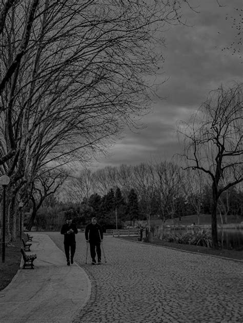 Man With Crutches Walking In Park · Free Stock Photo