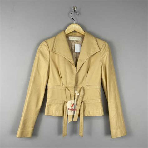 Jaqueta Couro Valentino A6 Nude UNIBES BAZAR