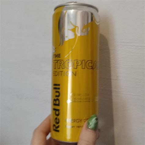 энергетик тропический Red Bull - калорийность, пищевая ценность ⋙ ...