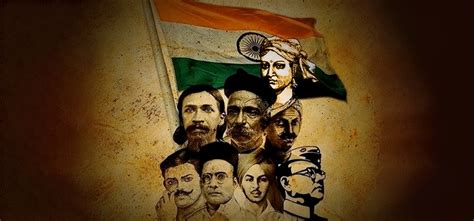 India Map Freedom Fighters
