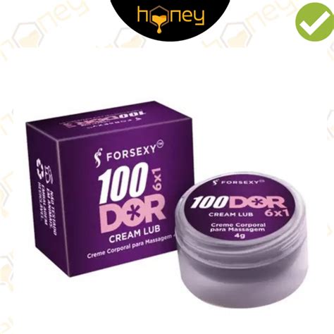 Pomada Cream Lub Para Sexo Anal Creme Lubrificante E Dessensibilizante 100dor 4g For Sexy