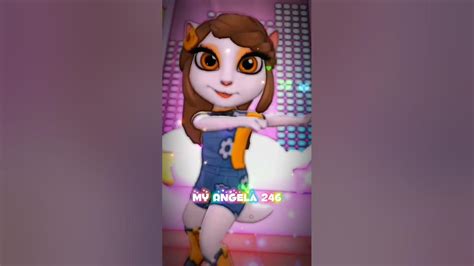 My Talking Angela 2 Edit💖 One Kiss 😘 For My Angela 265 🤗 Shorts