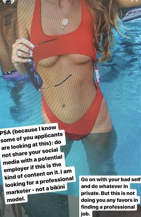 Company Shames Job Applicant On Instagram Story For Her Bikini Photo NT News