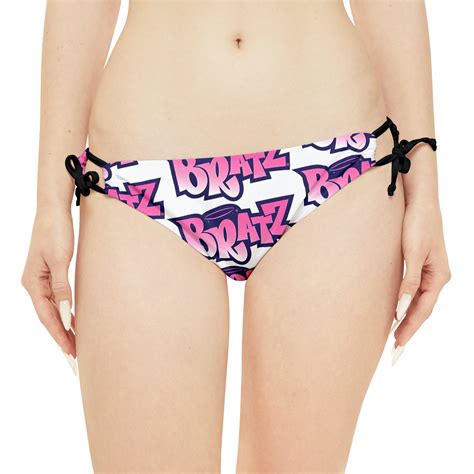 Bratz Loop Tie Side Bikini Bottom AOP Etsy