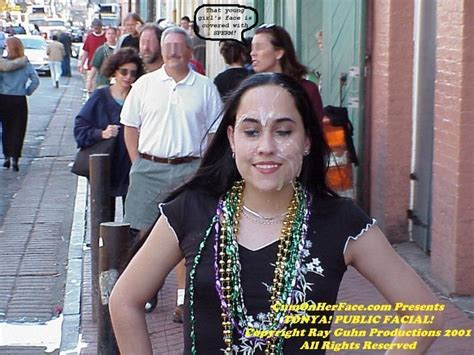 Tonya Public Facial Porn Pic