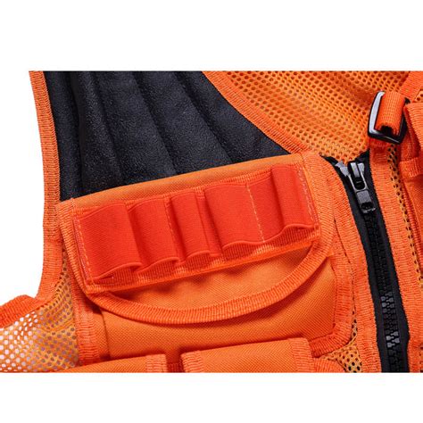 Blaze Orange Tactical Hunting Vest Outdoor King