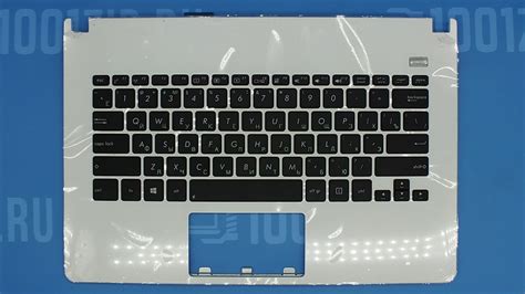 Клавиатура для ноутбука Asus X301, черная с белым топкейсом - выгодные ...
