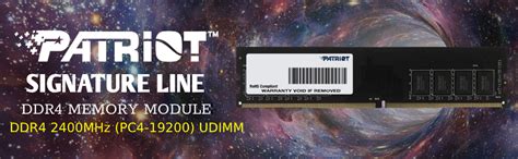 Patriot Signature Line DDR4 16GB (1x16GB) 2400MHz (PC4-19200) CL17 ...