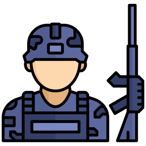 Military Generic Color Lineal Color Icon