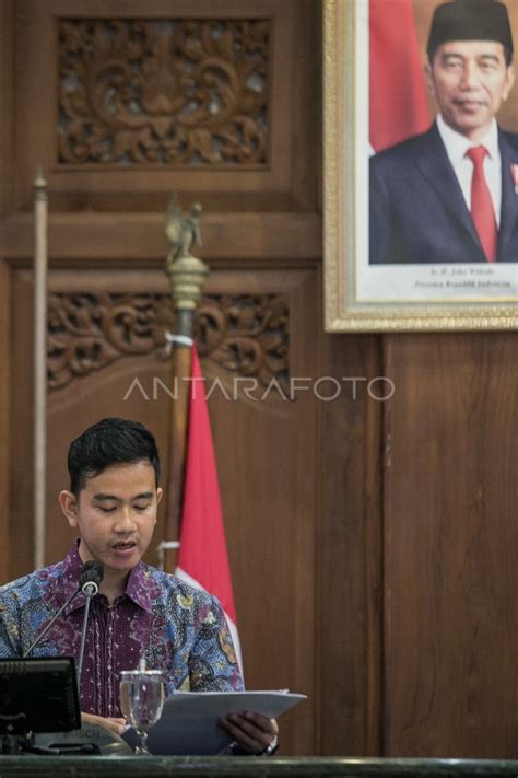 Aktifitas Wali Kota Solo Gibran Rakabuming Raka Antara Foto