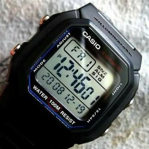 Casio W-800 — Classic Square Design with 10-year Battery
