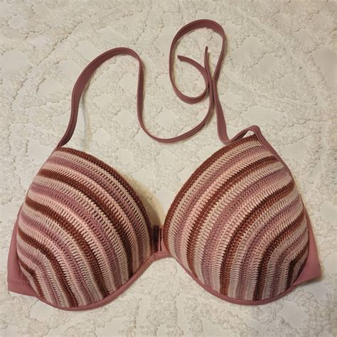 Shade Shore Swim Shade Shore Crochet Bikini Top Dd Rose Pink