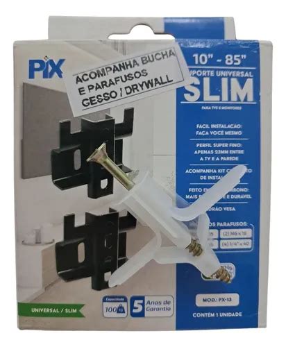 Suporte Para Tv Drywall - Suporte Fixo Tv Led 10 A 85 Universal Drywall Placa Gesso Preto ...