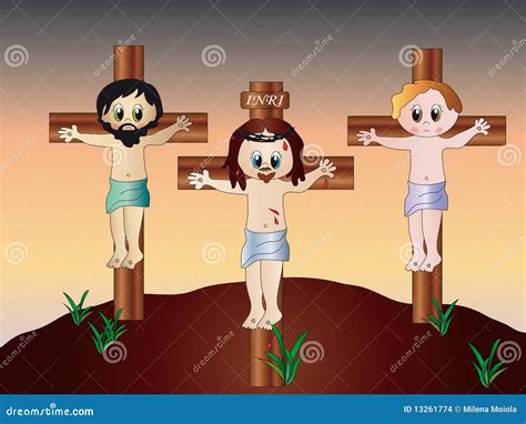 Crucifixion Of Jesus Royalty Free Stock Image 13261774