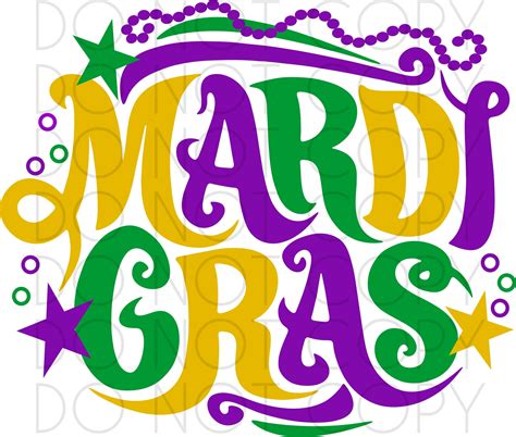 Mardi Gras Svg Digital Cut Design Instant Download At Sewing Divine