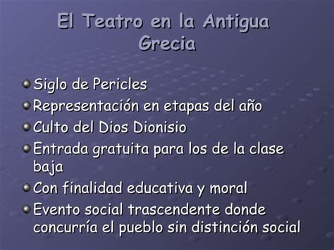 El Teatro En Grecia Ppt