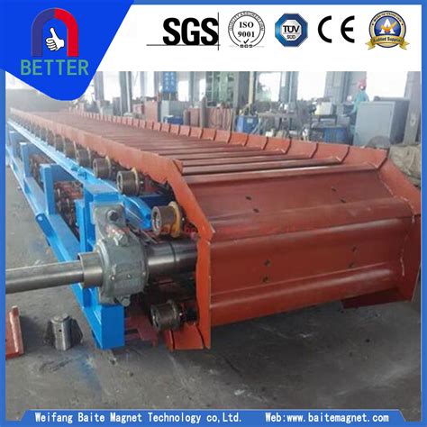 Professional Manufacturer Plate Chain Conveyor For Electric Power Baite Magnet Technology