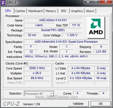 Preview Singkat AMD Athlon II X4 631: Llano Tanpa VGA | Jagat Review