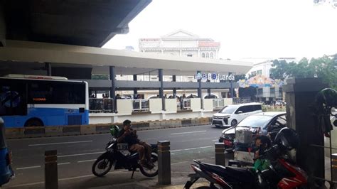 Dibuka Lagi Halte Transj Juanda Kini Nyambung Ke Stasiun Krl