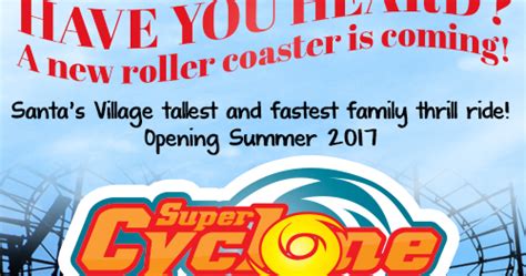 Newsplusnotes New Super Cyclone Coaster Coming To Santas Village
