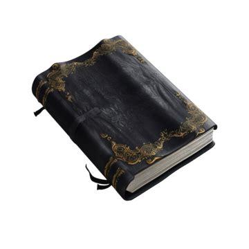 Black Book Cover, Open, Writing, Paper PNG Transparent Image and ...