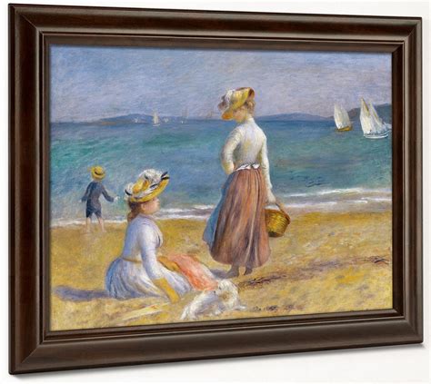 Figures On The Beach By Pierre Auguste Renoir Truly Art