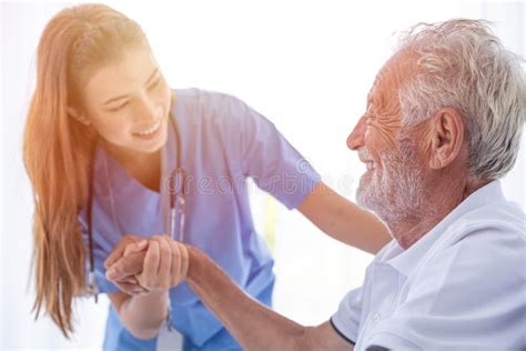 Nurse Medical Staff Worker Support Service Healthcare Senior Elder Man
