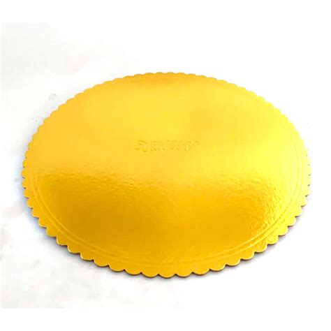 SLM Casa Do Confeiteiro Cake Board Ouro 32 Cm 10 Und CURIFEST