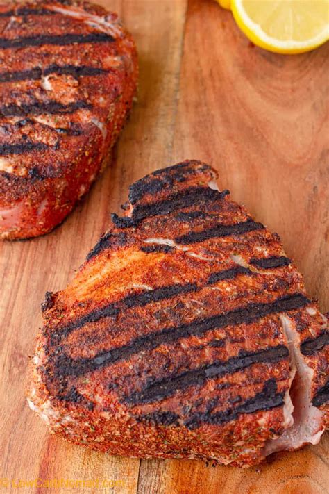Grilled Blackened Tuna Steaks • Low Carb Nomad