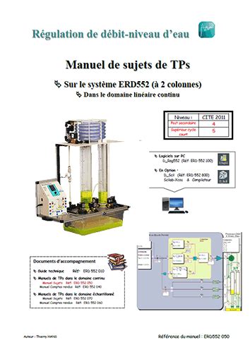 Manuel de travaux pratiques étudiant sujets étude d une régulation