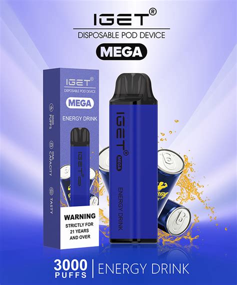 Puff Iget Mega Energy Drink Vape Dfo Australia