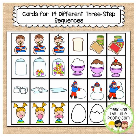 Sequencing Worksheets For Preschoolers