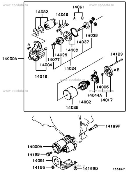 Mitsubishi Lancer Evo 4 9 Starter Motor