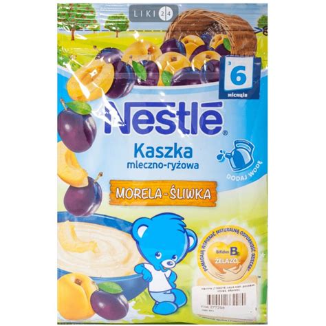 Детская каша Nestle Рисовая со сливой и абрикосом молочная с 6 месяцев ...