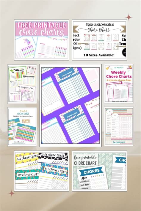 Free Printable Chore Charts for Adults - Find a Free Printable