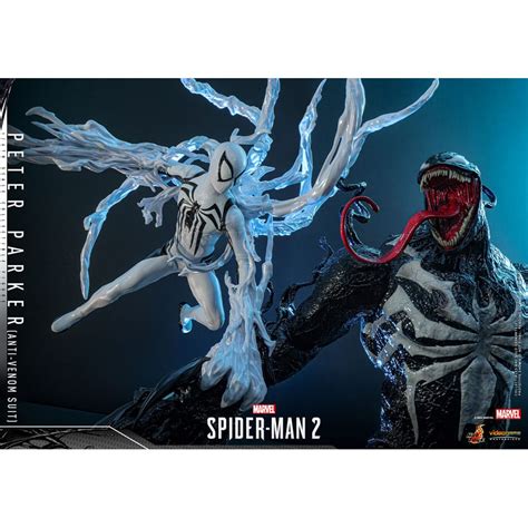 Hot Toys Marvel S Spider Man 2 Peter Parker Anti Venom Suit Video