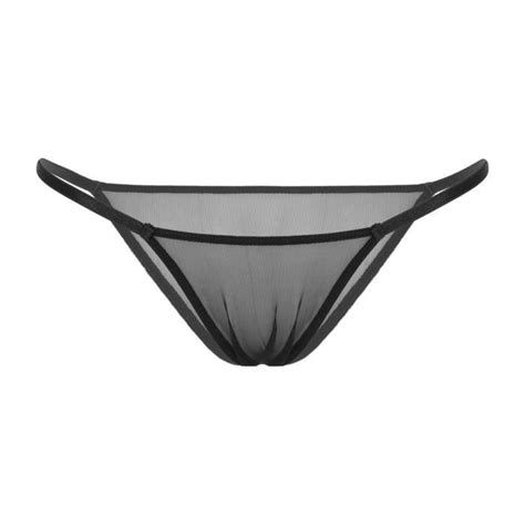 IEFIEL Tanga Femme Sexy Chic String Triangle Taille Basse Sous Vetement Culotte Lingerie De Nuit