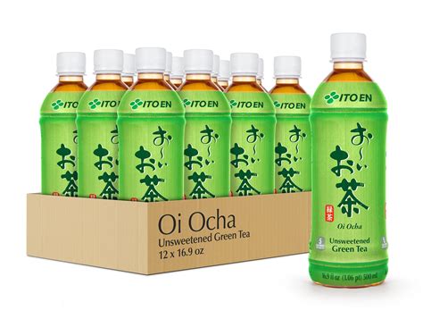 Ito En Oi Ocha Unsweetened Green Tea 16 9 Fl Oz 12 Pack Walmart