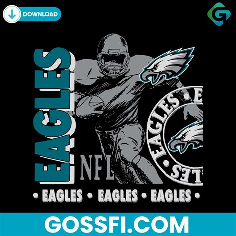 Philadelphia Eagles Schedule 2024 NFL Rugby Svg Digital Download