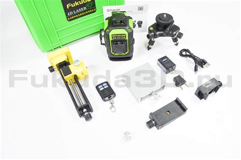 Лазерный уровень Fukuda 4D MW-94D-4GX (16 линий) - Фукуда3Д.ру