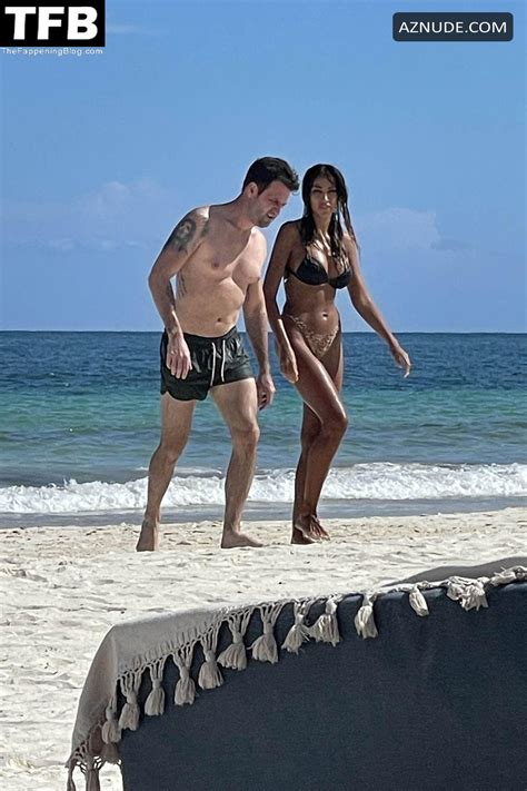 Madalina Diana Ghenea Sexy Seen Showing Off Her Hot Body In A Bikini At The Beach Mexico AZNude