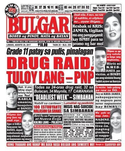 August Bulgar Boses Ng Pinoy Mata Ng Bayan