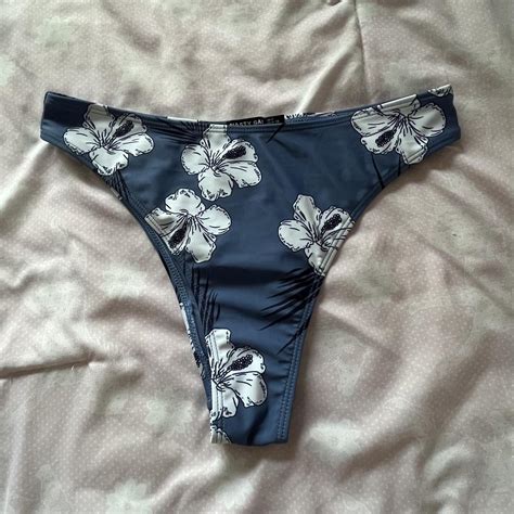 Nasty Gal Blue Triangle Bikini New With Tags Depop