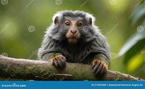 Callithrix Very Common Marmoset Species In Brazil Named Sagu. Atlantic Forest Biome. Brazilian ...