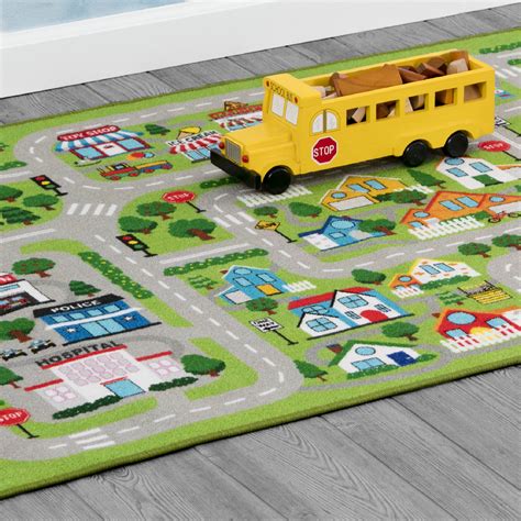delta children kids large road map activity rug nepal ubuy