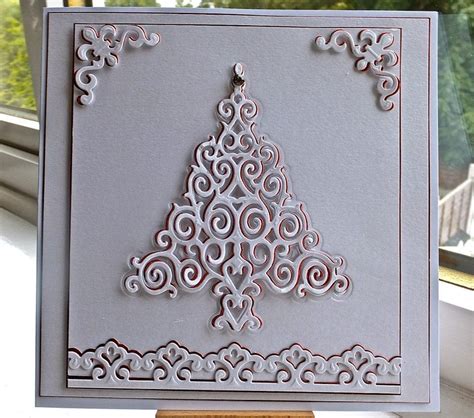 Hand Crafted Christmas Tree Card